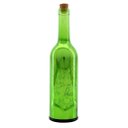 Ver imagem 1 de Luminária Garrafa Decorativa de Vidro Verde com Led 29cm