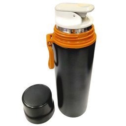 Garrafa Térmica com Copo 450ml 2443694 Preto - Quanhe - 2