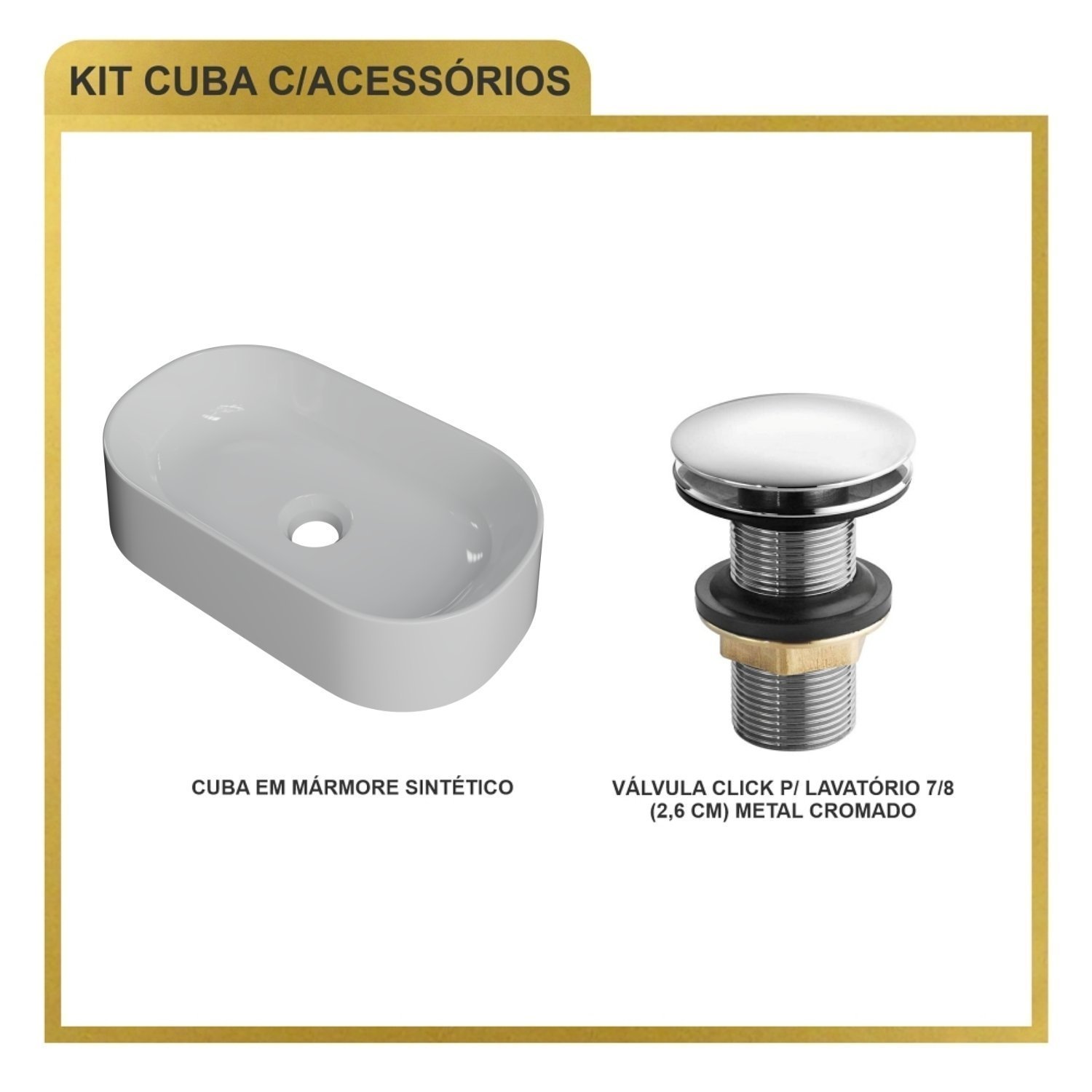 Kit Cuba Ov42 Laila com Válvula Click - 7