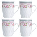 Ver imagem 1 de 4 Canecas de Porcelana para Chá 310ml com Tampa e Filtro Inox Infusoor Lyor Rosa