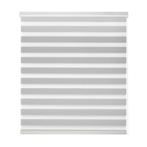 Persiana Rolo Zebra Bando 2,20 X 1,60 Branco Double Vision