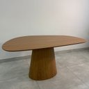 Ver imagem 7 de Mesa de Jantar Cone Oval Orgânica 160x90 Cm Freijó