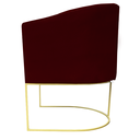 Ver imagem 4 de Kit 02 Poltronas Paola Sued Marsala - D'Classe Decor