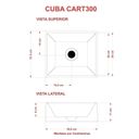 Ver imagem 5 de Kit Cuba Rt30 Riviera com Torneira Link 1062 e Válvula Botão