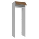 Ver imagem 7 de Porta-geladeira 73 Cm 1 Porta Basculante Branco/rustic Stella Madesa