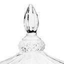 Ver imagem 4 de 12 Potiches de Cristal com Pé Tampa Baleiro Decorativo Lyor Bombonieres Dublin de Mesa