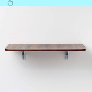 Mesa Retrátil De Parede Dobrável Reforçada 80x41cm Castanho