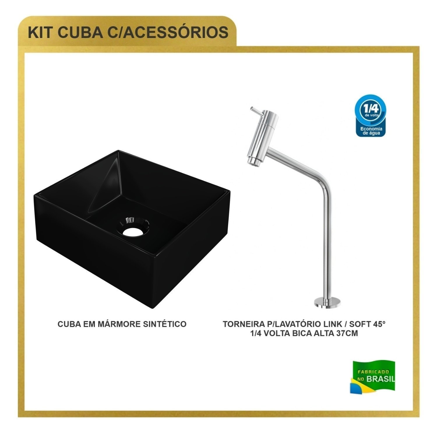 Kit Cuba Rt30 Riviera com Torneira Link 1062 - 7