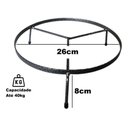 Ver imagem 2 de Suporte Rasteiro P/ Vaso de Planta de Chão 26cm X 8cm