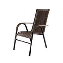 Ver imagem 1 de Cadeira FaBela Tramada Ferro Liso Artesanal Argila