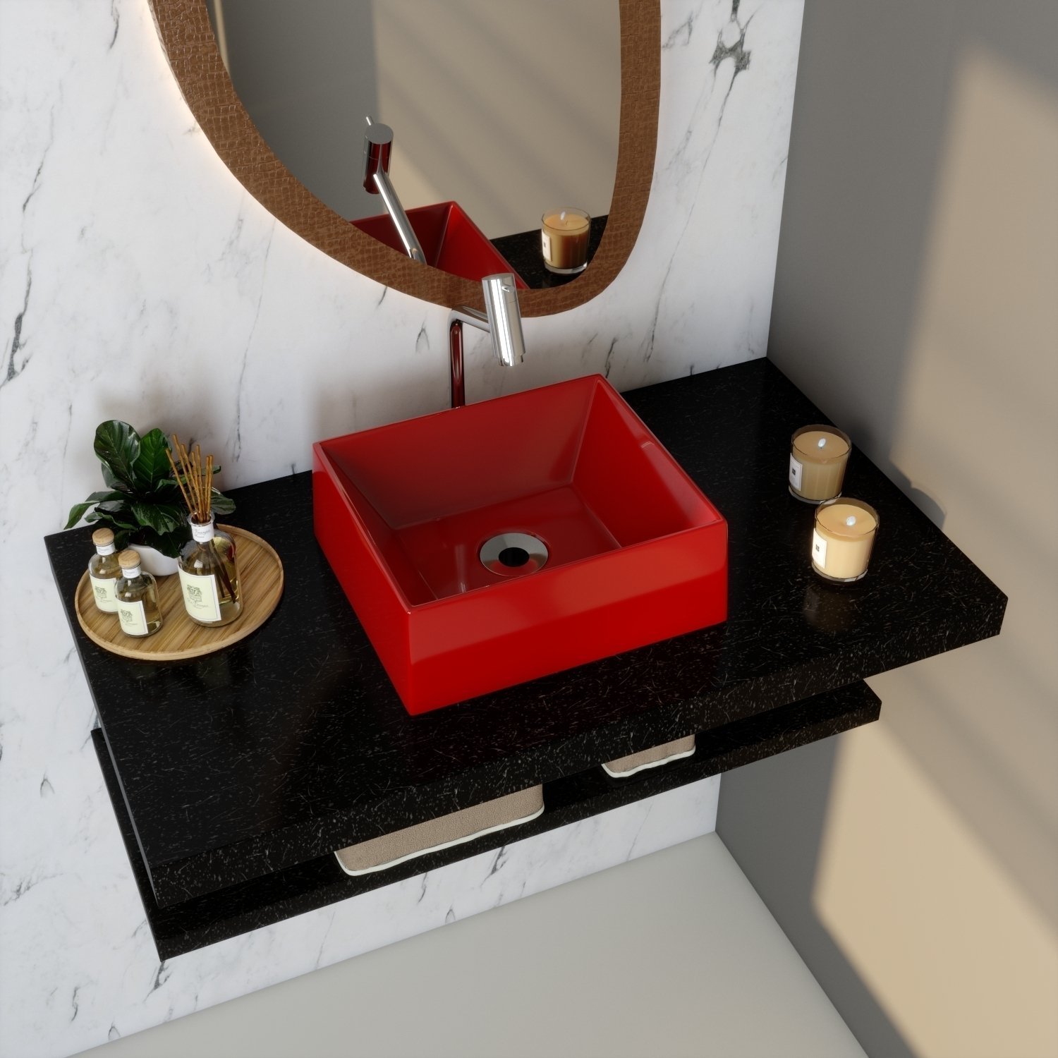 Kit Cuba Rt30 Riviera com Válvula Metal e Sifão com Flexível - 1