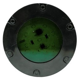 Mini Refletor LED Decorativo Econômico - Base Preta Verde - 110V - 2