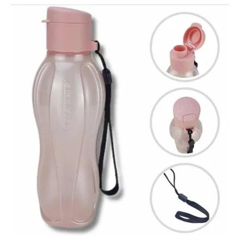 Eco Tupper 500ml Rosé (Base Translúcida com Efeito Cintilante) Tupperware
