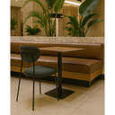 Ver imagem 2 de Mesa Quadrada para Restaurante Aço Carbono Preto Comercial - Exclusiva