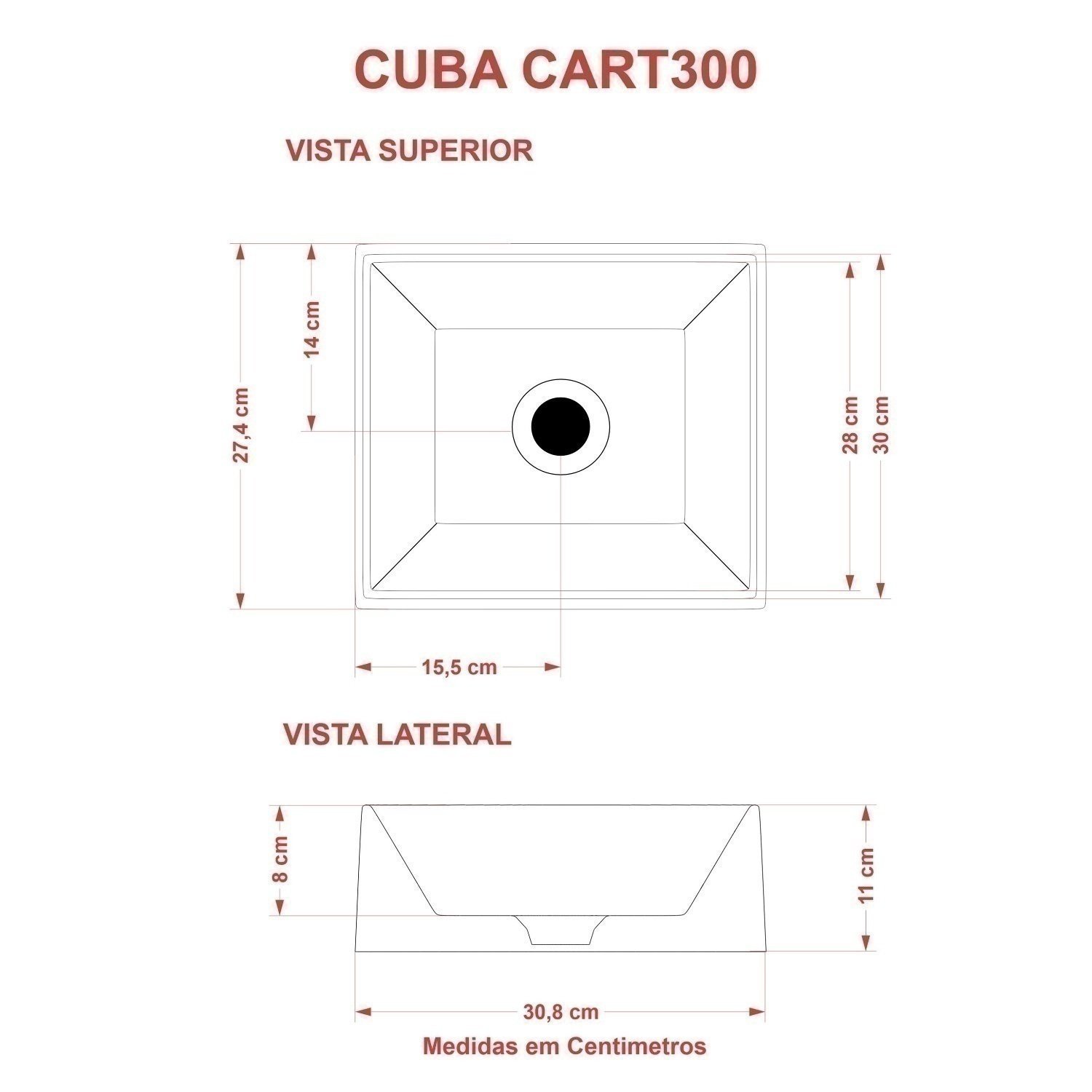 Kit Cuba Rt30 Riviera com Válvula Click e Sifão com Flexível - 4