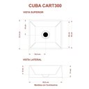 Ver imagem 4 de Kit Cuba Rt30 Riviera com Válvula Click e Sifão com Flexível