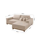 Ver imagem 7 de Sofá Cronos 185cm Chaise Lado Direito Meu Sofá Online