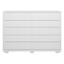 Ver imagem 3 de Cômoda Duetto 10 Gavetas Branco - Abz