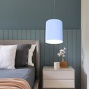 Ver imagem 3 de Lustre Luminária Pendente Vivare Free Lux Pe-4102pr Cúpula em Tecido 13x30cm