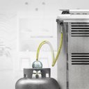Ver imagem 5 de Mangueira para Gás de Cozinha Registro 80cm com Abraçadeiras | Aliança
