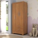 Ver imagem 1 de Guarda-roupa Infantil 3 Portas e 2 Gavetas Amy Espresso Móveis