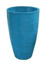 Ver imagem 5 de Kit 4 Vaso Planta 45x30 Oval Moderno Polietileno BGPLASTICOS V13 AZUL TURQUESA 018