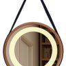 Espelho Redondo Iluminado 40cm com Alça Touch 2 Leds com Alça Adnet Reduna - 2