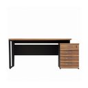 Ver imagem 6 de Escrivaninha Mesa Escritório Extensível 150cm 4 Gavetas Flex Multimóveis CR25325