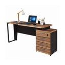 Ver imagem 2 de Escrivaninha Mesa Escritório Extensível 150cm 4 Gavetas Flex Multimóveis CR25325