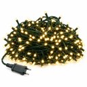 Ver imagem 1 de Pisca Cordão Estrobo 500 Leds Branco Quente 50m Fio Verde Bivolt
