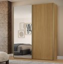 Ver imagem 1 de Guarda-Roupa Raffinato 100% MDF2 Portas 1 Espelho