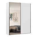 Ver imagem 6 de Guarda-Roupa Raffinato 100% MDF2 Portas 1 Espelho