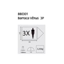 Ver imagem 2 de Barraca Guepardo Vênus Ultra 3 Pessoas 2500mm Coluna D\' Água