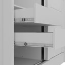 Ver imagem 5 de Guarda-Roupa Infantil Flex 2 Portas 2 Gavetas Maya Espresso Móveis Branco