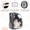 Mochila Pet Transporte Gato Cachorro Coelho Passeio Cao Visao Panoramica 360 Passeio Viagem - 4