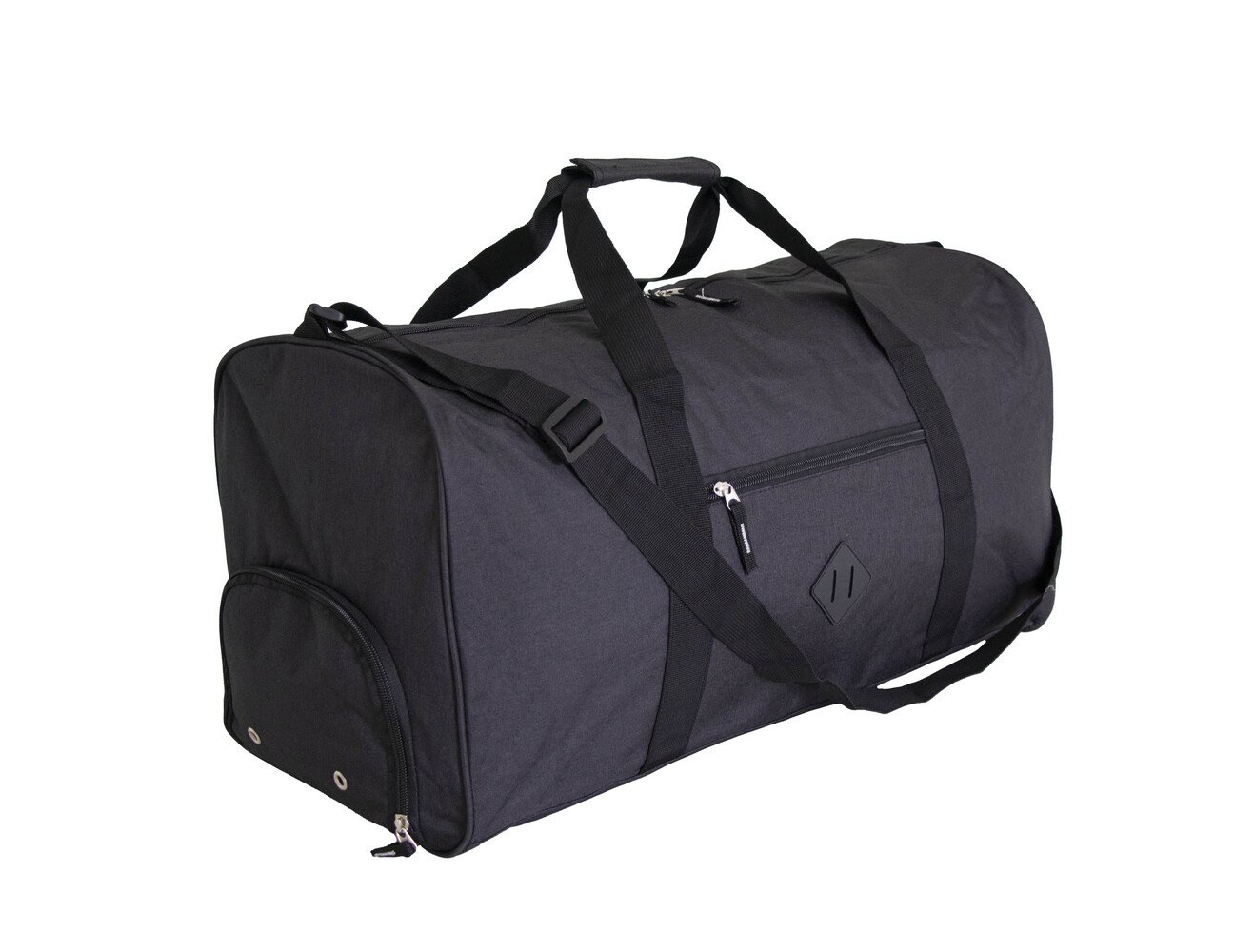 BOLSA VIAGEM MALA SACOLA ESPORTIVA ACADEMIA BAGAGEM DE MÃO: Preto - 1