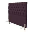 Ver imagem 2 de Cabeceira Para Cama Box De Casal 1,4 M Lisboa:Suede Marsala