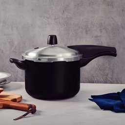 Panela Pressão Antiaderente 4,5l Preto com Concha Tramontina - 3