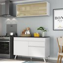 Ver imagem 3 de Armário de Cozinha Compacta 120cm Veneza Multimóveis V3688 Branco
