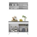 Ver imagem 6 de Armário de Cozinha Compacta 120cm Veneza Multimóveis V3688 Branco