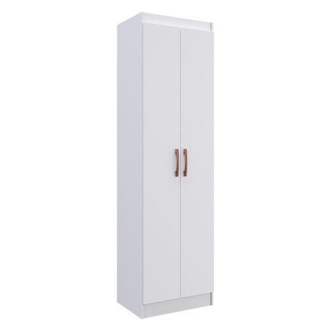 Armário 2 Portas Lavanderia Multiuso Multimóveis Vcr8002 Branco Branco