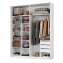 Ver imagem 2 de Guarda-Roupa Raffinato 100% MDF 2 Portas 1 Espelho