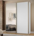 Ver imagem 1 de Guarda-Roupa Raffinato 100% MDF 2 Portas 1 Espelho