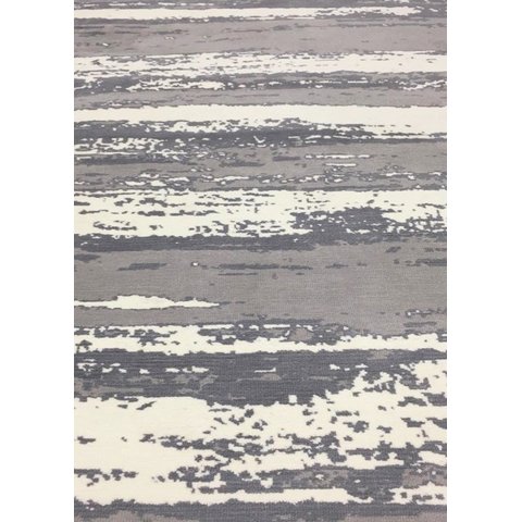 Tapete Xian Jacquard 200x250 Abstrato Cinza