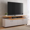 Ver imagem 1 de Rack para TV até 65 Polegadas 169cm Elogio Candian Branco