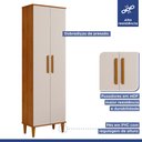 Ver imagem 3 de Armário Multiuso 2 Portas 5 Prateleiras Goiânia