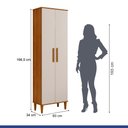 Ver imagem 5 de Armário Multiuso 2 Portas 5 Prateleiras Goiânia