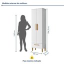 Ver imagem 3 de Armário Multiuso 2 Portas 1 Gavetas Natal