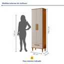 Ver imagem 3 de Armário Multiuso 2 Portas 1 Gavetas Natal