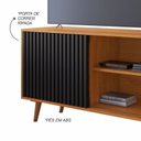 Ver imagem 5 de Rack para TV até 43 Polegadas MDF 109cm Carinho Candian Amarelo